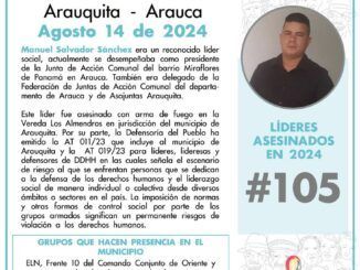 La querra civil encubierta de Colombia llega hoy a los 105 asesinatos individuales y 42 masacres