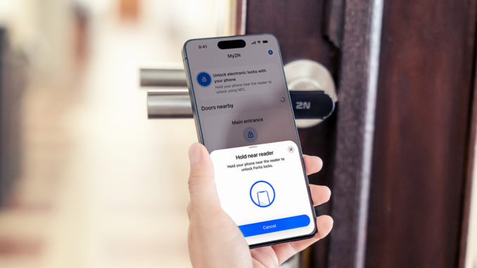 La app My2N ahora también desbloquea las cerraduras electrónicas 2N Fortis
